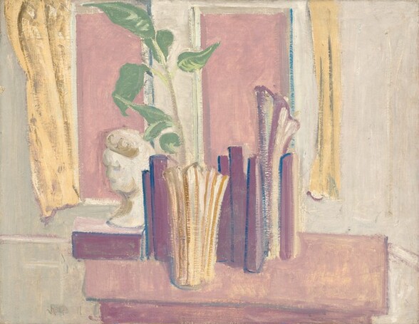 Untitled (still life in front of window)