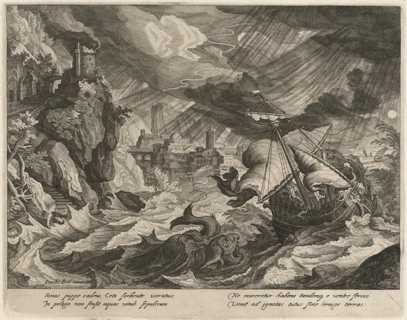 Jonah Thrown into the Stormy Sea