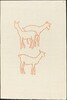 First Book: Three Goats, First Plate (Chevreaux, premiere planche)