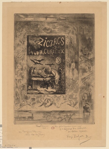 Frontispiece for Zigzags d