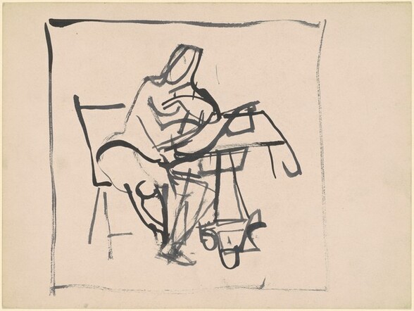 Seated Woman at Table