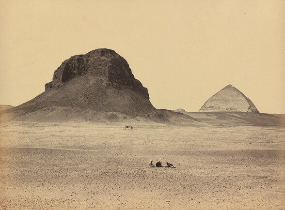 The Pyramids of Dahshoor From the East