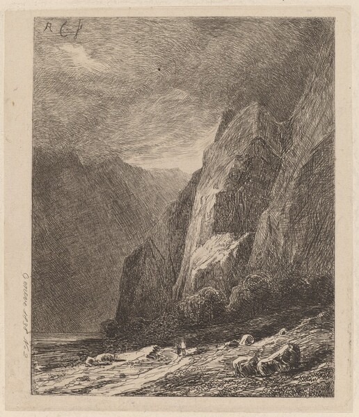 Cliffs in a Storm