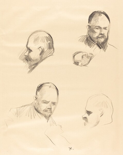 Four Sketches of Ambroise Vollard