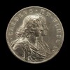 Charles XI, 1655-1697, King of Sweden 1660, and Ulrica Leonora of Denmark, d. 1693, Queen of Sweden 1680 [obverse]