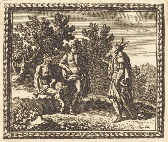 Midas with Apollo and Pan