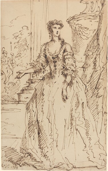 Portrait of a Standing Lady