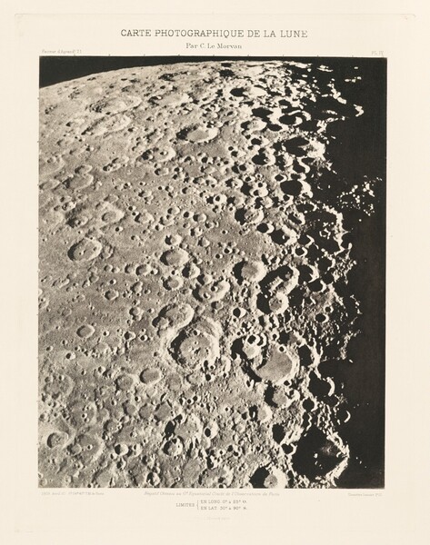 Carte photographique de la lune, planche IV (Photographic Chart of the Moon, plate IV)