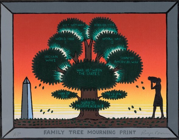 Family Tree Mourning Print