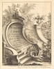 Troisieme livre de formes Cartels et Rocailles (Title Page)