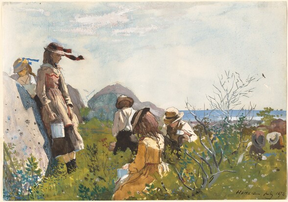 <p>Winslow Homer, Berry Pickers, 1873