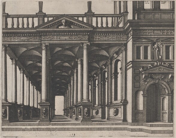 Open Hall Supported by Corinthian Columns
