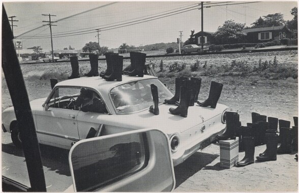 100 Boots on the Road. Leucadia, California. July 12, 1971, 10:30 a.m.