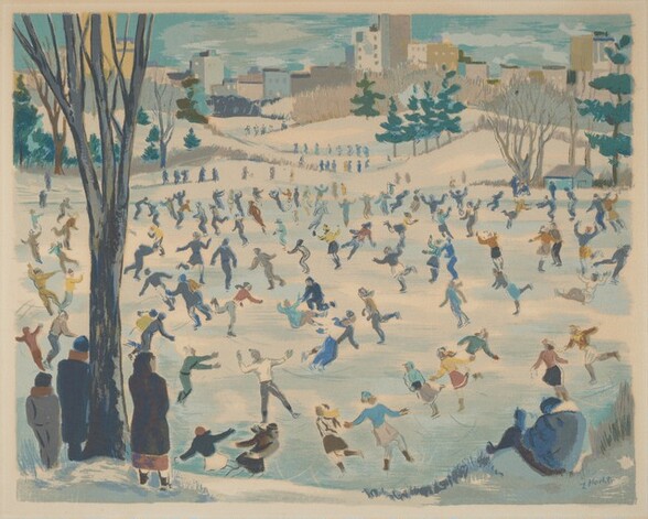 Untitled (Ice Skaters in Central Park)