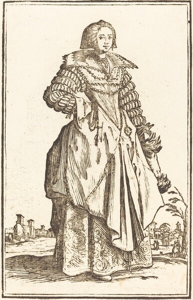 Noble Woman with Large Collar