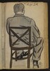 Seated Man seen from Behind