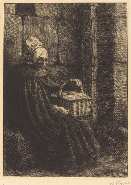 Peasant Woman of Boulogne (Paysanne des environs de Boulogne dite La femme au panier)