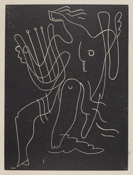 Untitled (Abstraction: Woman With Lyre)