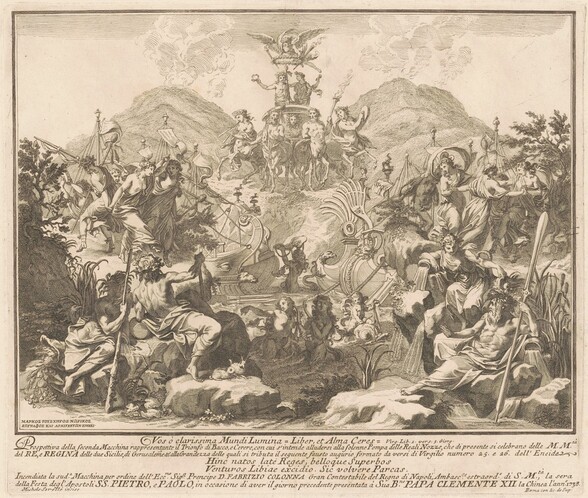 The Seconda Macchina for the Chinea of 1738: The Triumph of Bacchus and Ceres