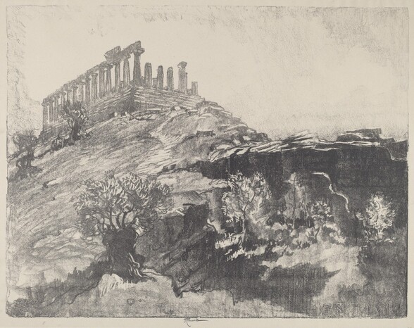 The Temple of Concord on the Wall, Girgenti