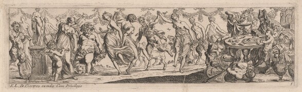 Dancing Nymphs and Satyrs