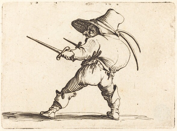 Duellist with Sword and Dagger