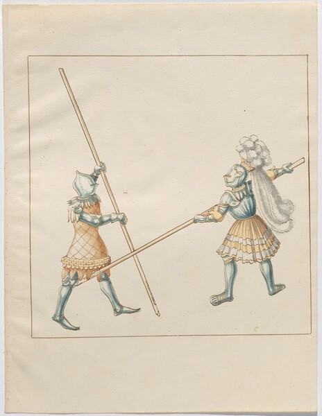 Freydal, The Book of Jousts and Tournament of Emperor Maximilian I: Combats on Foot (Jousts)(Volume III): Plate 133