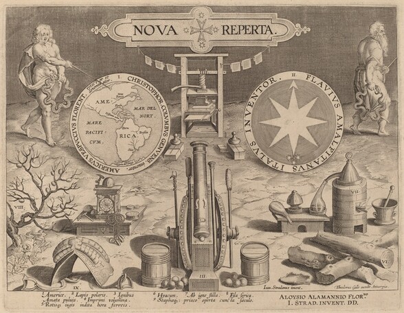 Title Page for Nova Reperta (New Discoveries)