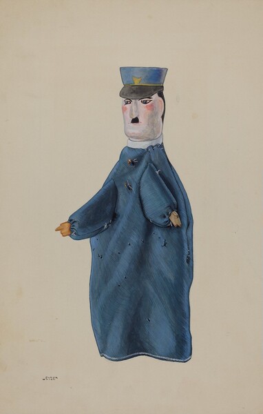 Hand Puppet - Policeman