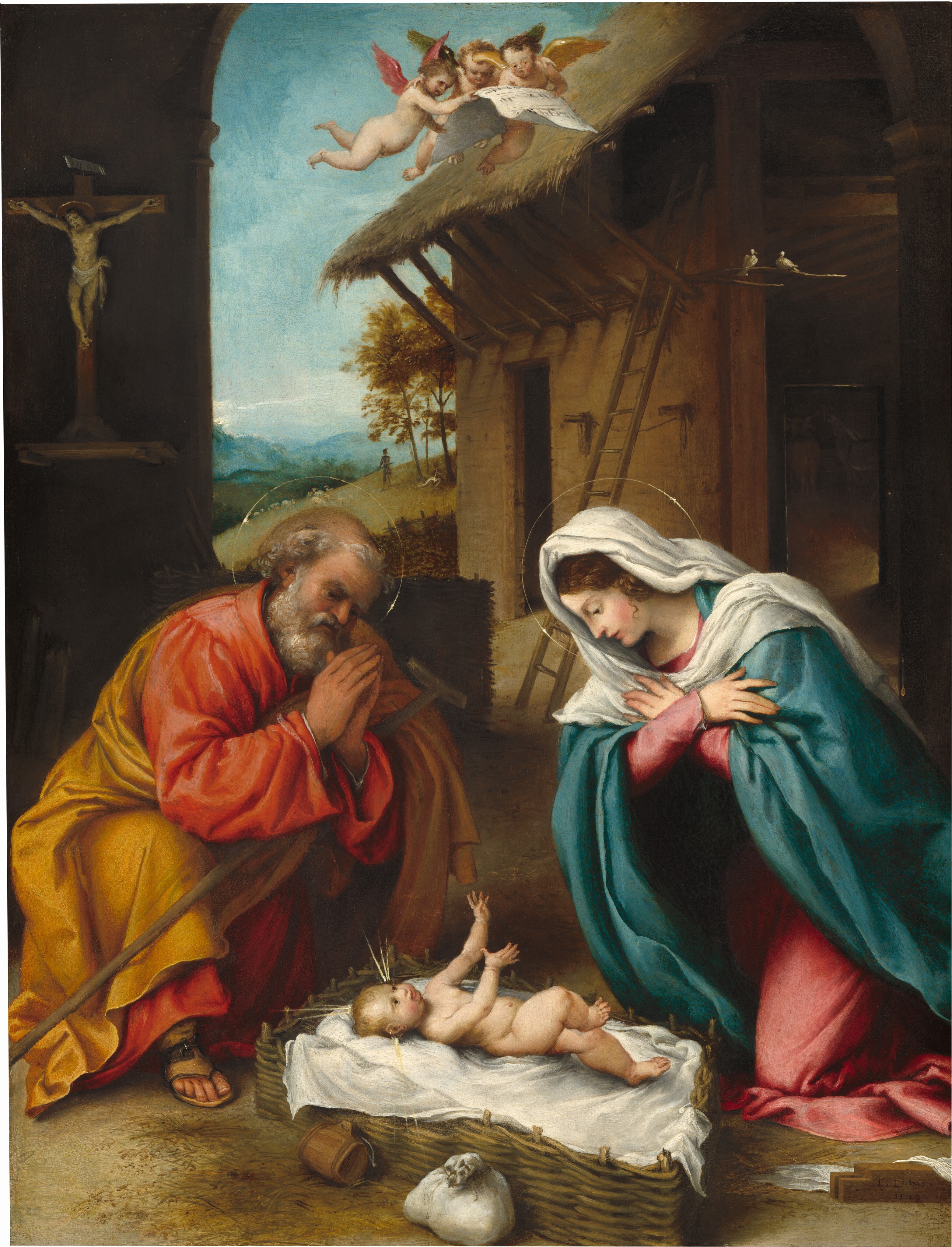 The clearance nativity painting