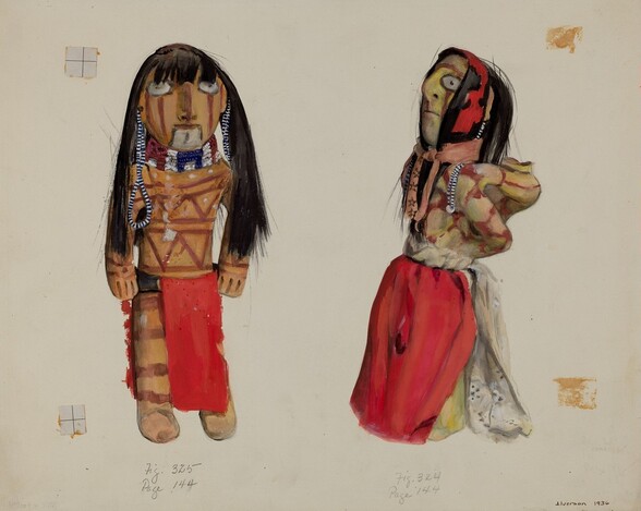 Clay Indian Dolls