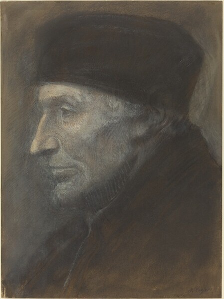 Head of a Man with a Skullcap