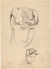 Studies of a Head of a Woman [recto]