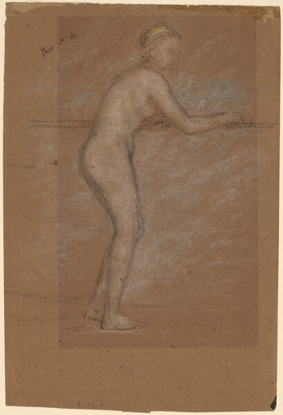 Nude Leaning on a Rail [recto]
