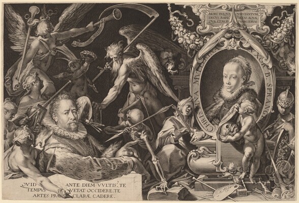 Bartholomaeus Spranger and his Late Wife Christina Muller