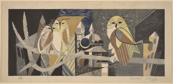 <p>Jun'ichiro Sekino, Owls, 1955