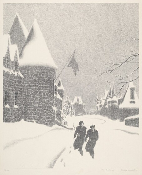 Ellison Hoover, Canadian Snow Storm, c. 1940