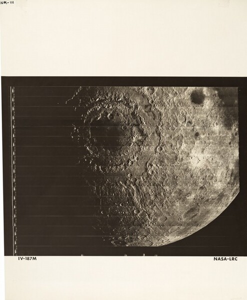 Lunar Orbiter, Medium Resolution, LOIV M-187