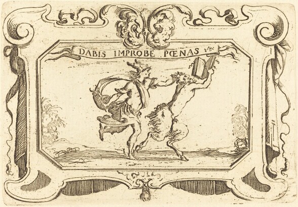Mercury Chasing a Satyr Holding a Book