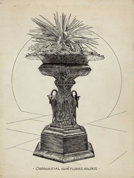 Ornamental Urn for Flowers