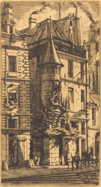 Tourelle de la Rue de la Tixéranderie, Paris (House with a Turret, Weavers