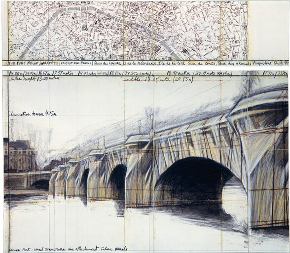The Pont Neuf Wrapped, Project for Paris