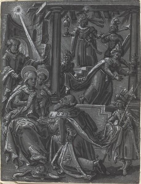The Adoration of the Kings [recto]