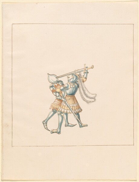 Freydal, The Book of Jousts and Tournament of Emperor Maximilian I: Combats on Foot (Jousts)(Volume III): Plate 160
