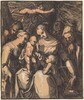 The Holy Family with Saints [recto]