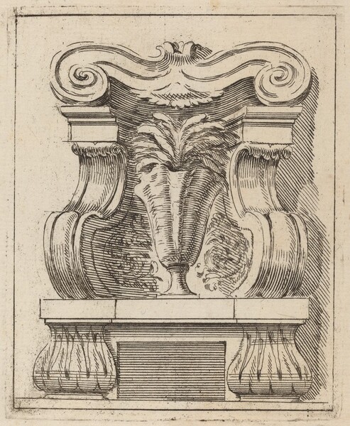 Architectural Motif with a Vase