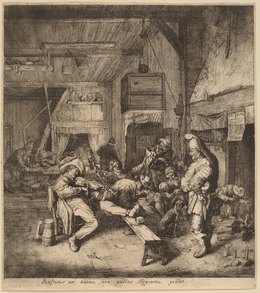 Violin Player Seated in a Tavern