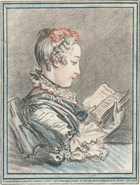 Young Girl Reading Héloise and Abélard