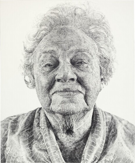 Chuck Close, Fanny/Fingerpainting, 19851985