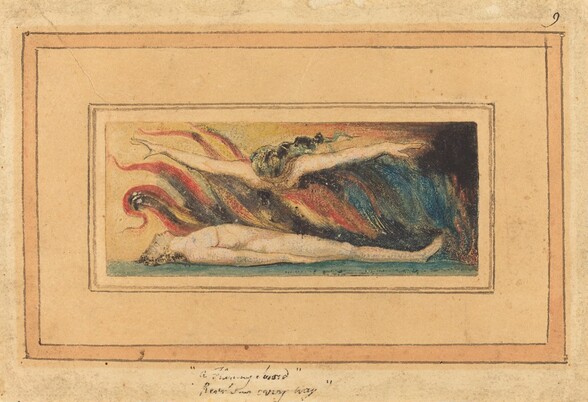 The Soul Hovering Over the Body [from Marriage of Heaven and Hell, plate 14]
